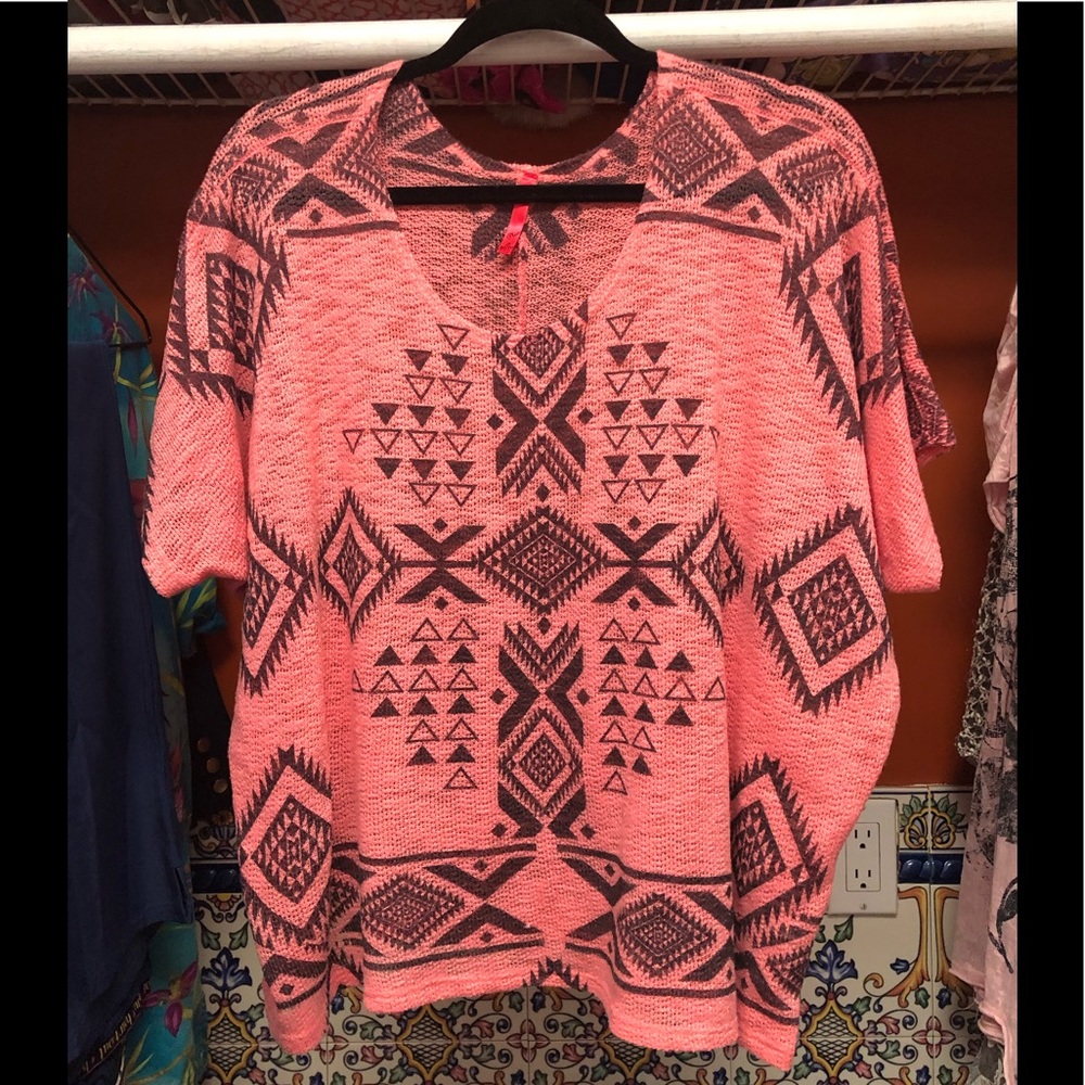 Tribal knitted top 💖 Sz 2X (18/20)